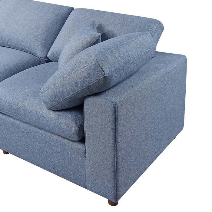 Modern Modular Sectional Sofa Set, Self Customization Design Sofa, Blue