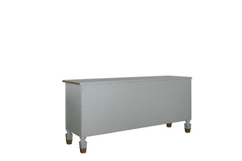 House - Marchese TV Stand - Pearl Gray Finish Unique Piece Furniture