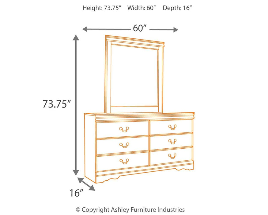 Huey Vineyard - Black - Dresser, Mirror Unique Piece Furniture