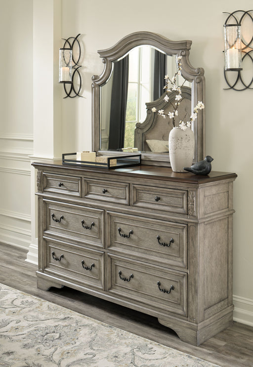 Lodenbay - Antique Gray - Dresser, Mirror Unique Piece Furniture