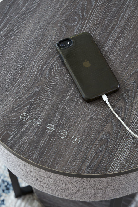 Sethlen - Accent Table - Gray / Black