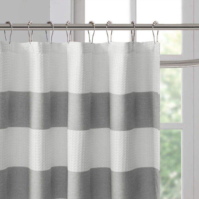 Shower Curtain With 3M Treatment In Grey