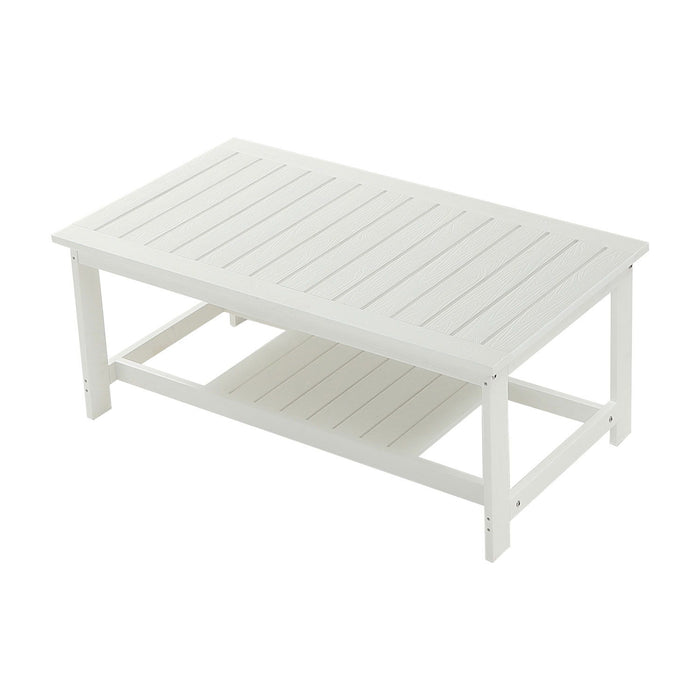 Hips All-Weather Coffee Table, Outdoor / Indoor Use, White