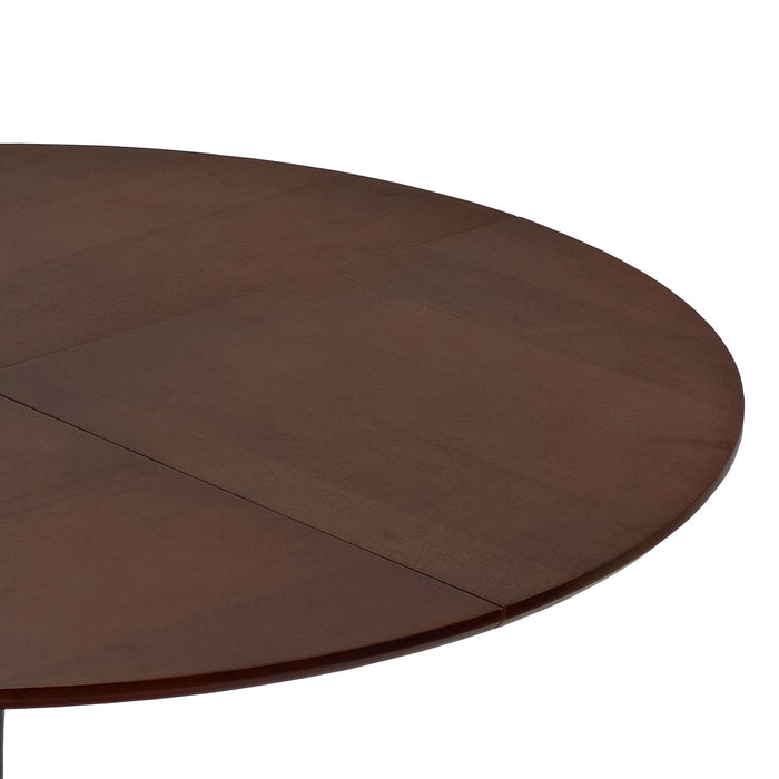 Modern Round Dining Table - Oak Color