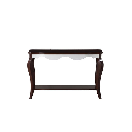 Mathias - Accent Table - Walnut & White Unique Piece Furniture