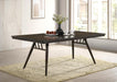 Wes - Rectangular Dining Table - Dark Walnut Unique Piece Furniture
