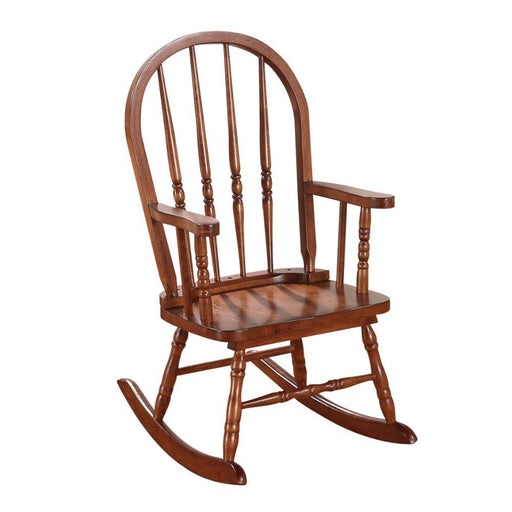 Kloris - Youth Rocking Chair - Tobacco - 28" Unique Piece Furniture