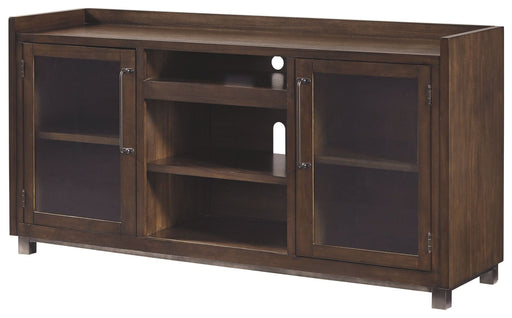 Starmore - Brown - Xl TV Stand W/Fireplace Option Unique Piece Furniture