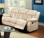 Barbado - Sofa With 2 Recliners - Ivory Unique Piece Furniture