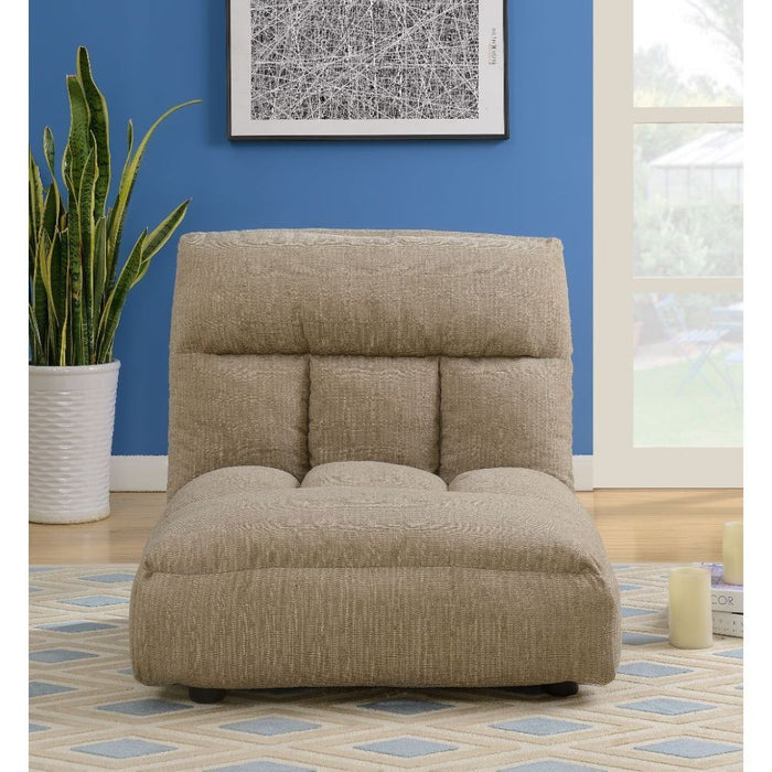 Emerin - Youth Game Chair - Tan Fabric Unique Piece Furniture