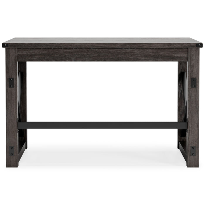 Freedan - Grayish Brown - Home Office Desk Unique Piece Furniture
