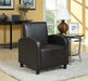 Maxie - Accent Chair - Black PU Unique Piece Furniture