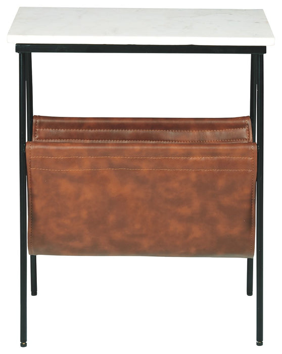 Etanbury - Brown / Black/white - Accent Table Unique Piece Furniture