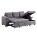 Jacop - Sectional Sofa - Dark Gray Fabric Unique Piece Furniture