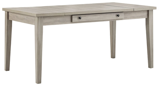 Parellen - Gray - Rectangular Dining Room Table With Storage Unique Piece Furniture