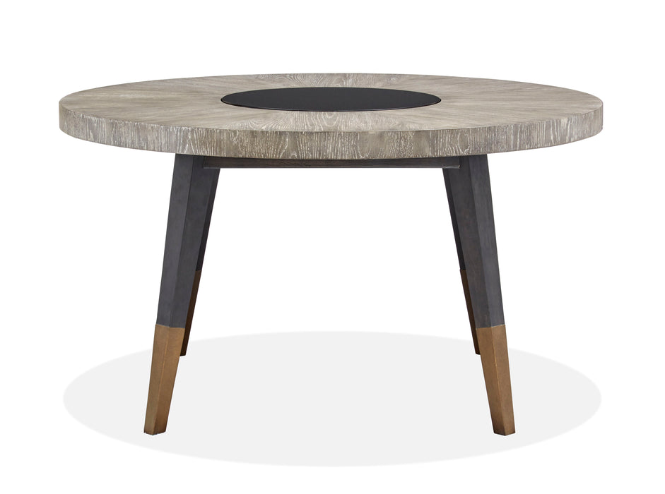Ryker - Round Dining Table - Homestead Brown Unique Piece Furniture