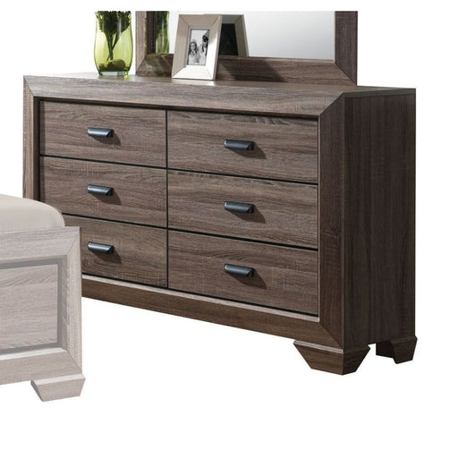 Lyndon - Dresser - Weathered Gray Grain Unique Piece Furniture