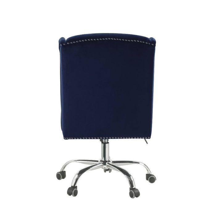 Jamesia - Office Chair - Midnight Blue Velvet Unique Piece Furniture