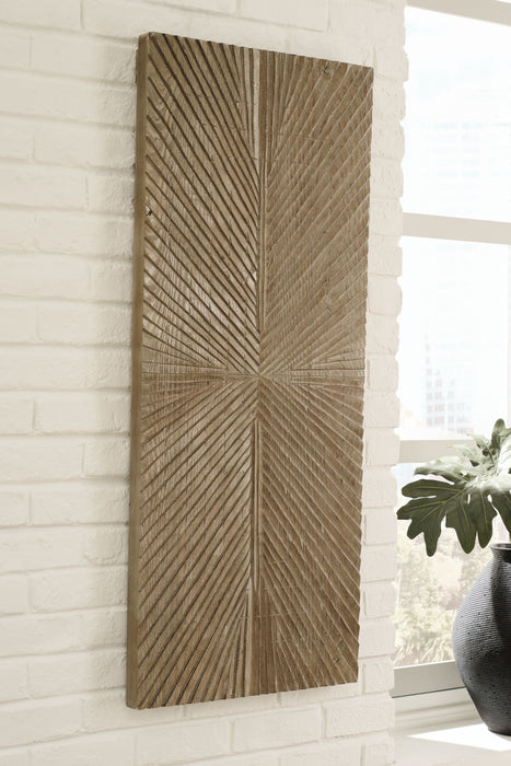 Lenora - Distressed Brown - Wall Decor Unique Piece Furniture