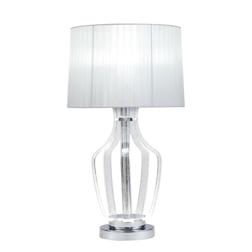 Mathilda - Table Lamp - Clear Acrylic & Chrome Unique Piece Furniture