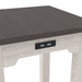 Dorrinson - White / Black / Gray - Chair Side End Table Unique Piece Furniture