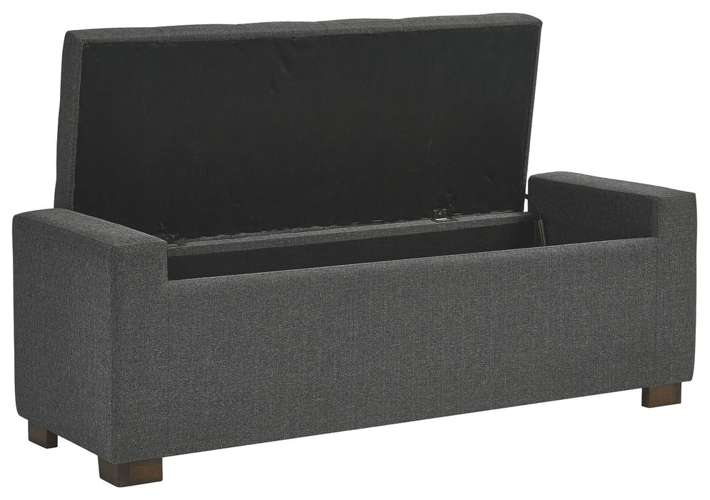 Cortwell - Gray - Storage Bench