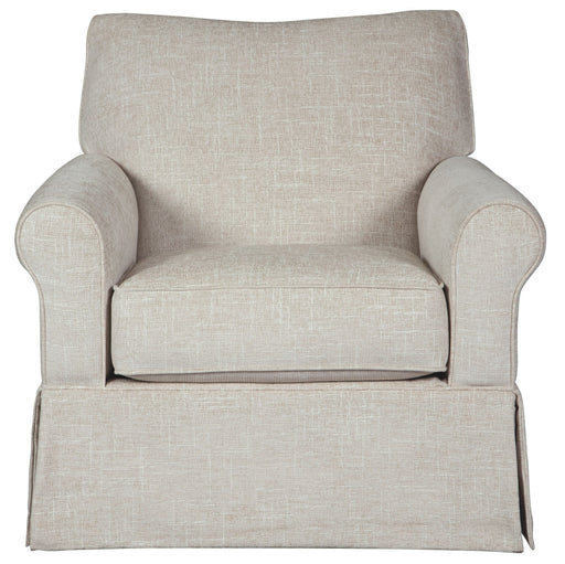 Searcy - Quartz - Swivel Glider Accent Chair Unique Piece Furniture