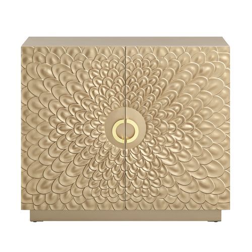 Ellette - Console Table - Gold Finish Unique Piece Furniture