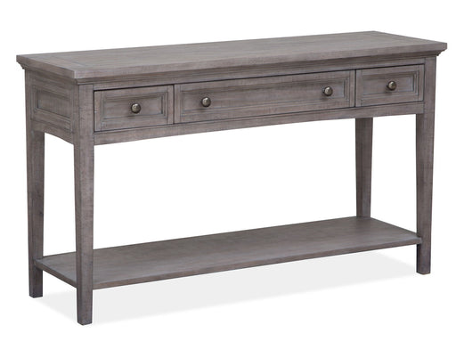 Paxton Place - Rectangular Sofa Table - Dovetail Grey Unique Piece Furniture