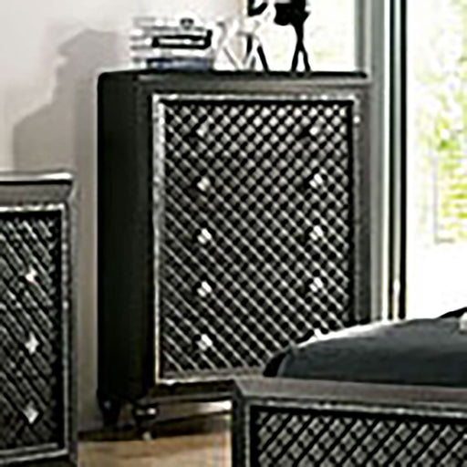 Demetria - Chest - Metallic Gray Unique Piece Furniture