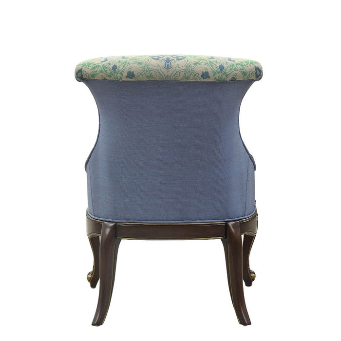 Ameena - Accent Chair - Fabric & Espresso Unique Piece Furniture