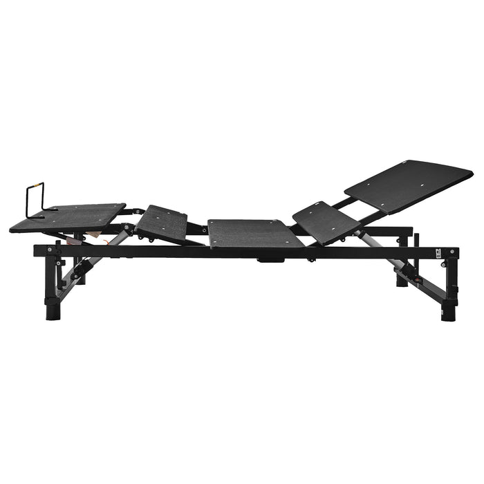 Adjustable Bed Base Frame Queen Bed Frame With Head And Foot Incline Wireless Remote Zero Gravity Quiet Motor Black Queen In Antique Black