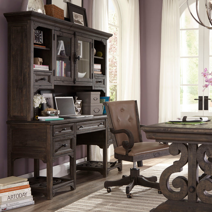 Bellamy - Desk With Hutch - Peppercorn Unique Piece Furniture