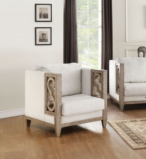 Artesia - Chair - Fabric & Salvaged Natural Unique Piece Furniture