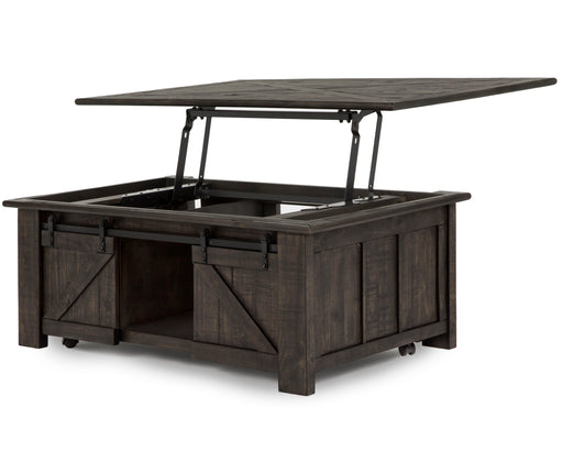 Garrett - Rectangular Lift-top Cocktail Table With Casters - Weathered Charcoal Unique Piece Furniture