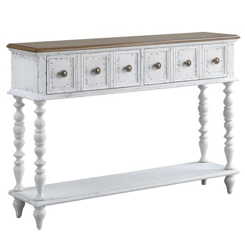 Bence - Console Table - White Unique Piece Furniture
