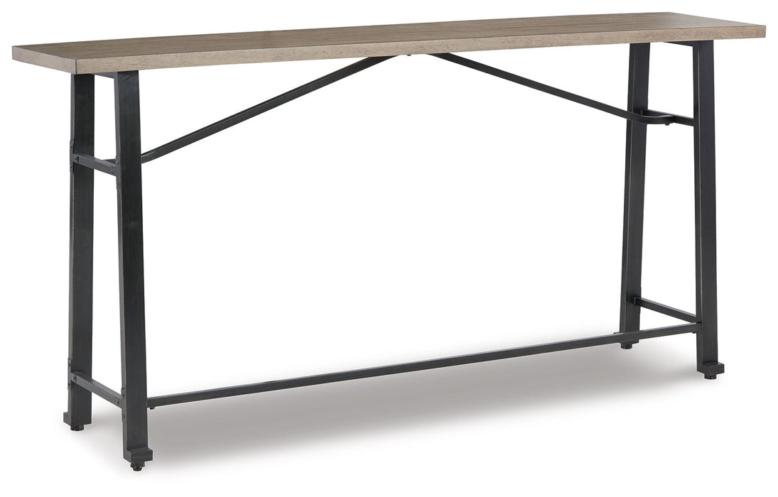 Lesterton - Light Brown / Black - Long Counter Table Unique Piece Furniture