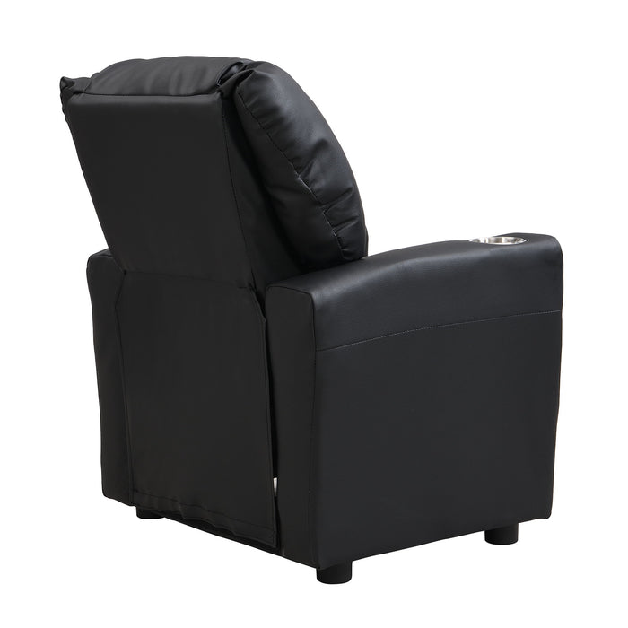 Kids Recliner Chair - Black