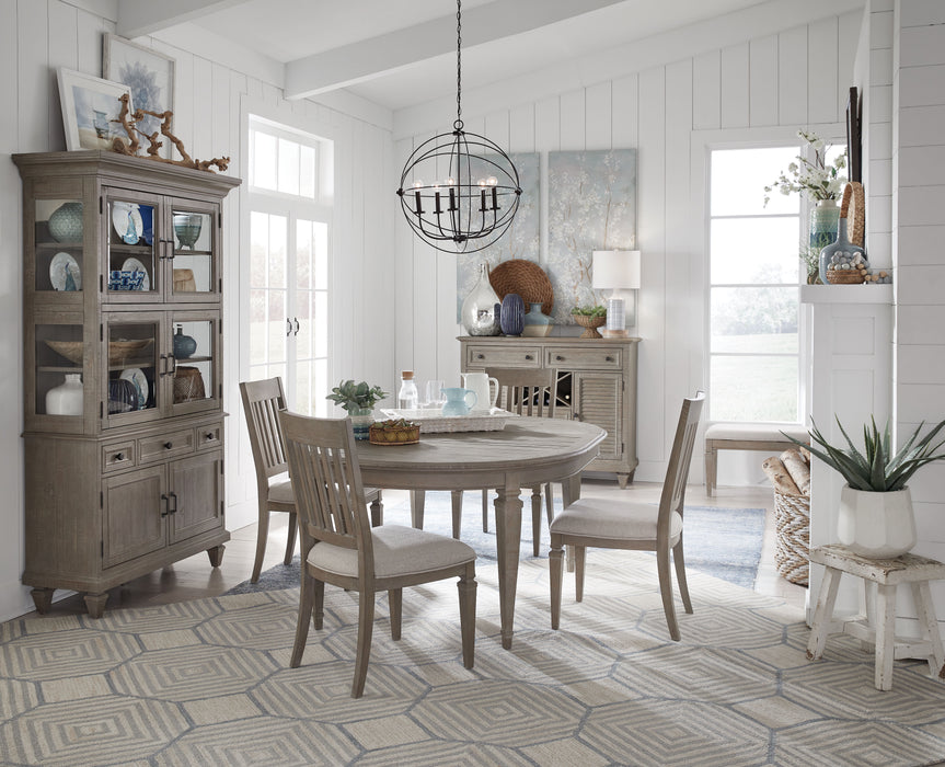 Lancaster - Round Dining Table - Dovetail Grey