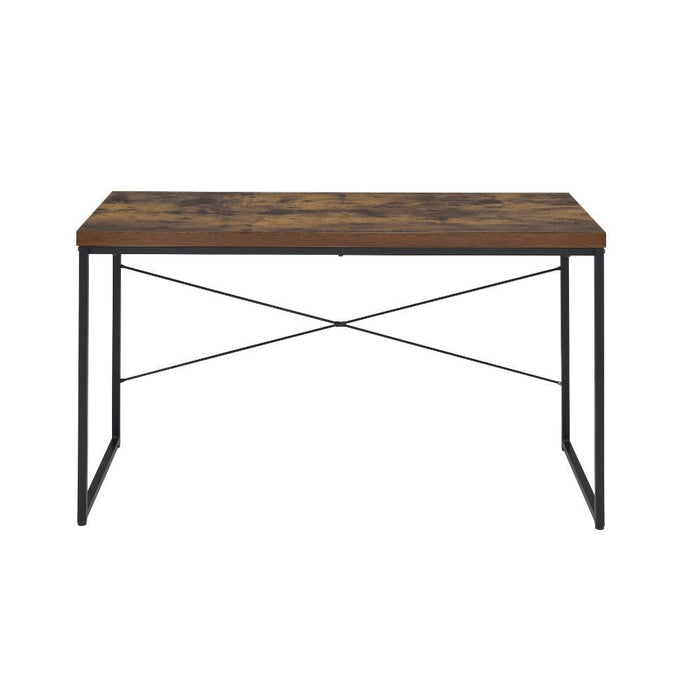 Bob - Desk - Weathered Oak & Black Unique Piece Furniture