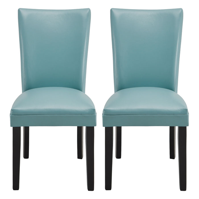 Leather Upholstered Side Chair (Set of 2)