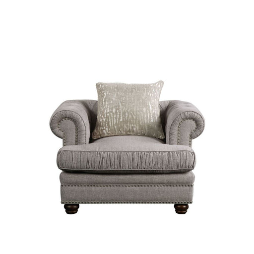 Gardenia - Chair - Gray Fabric Unique Piece Furniture