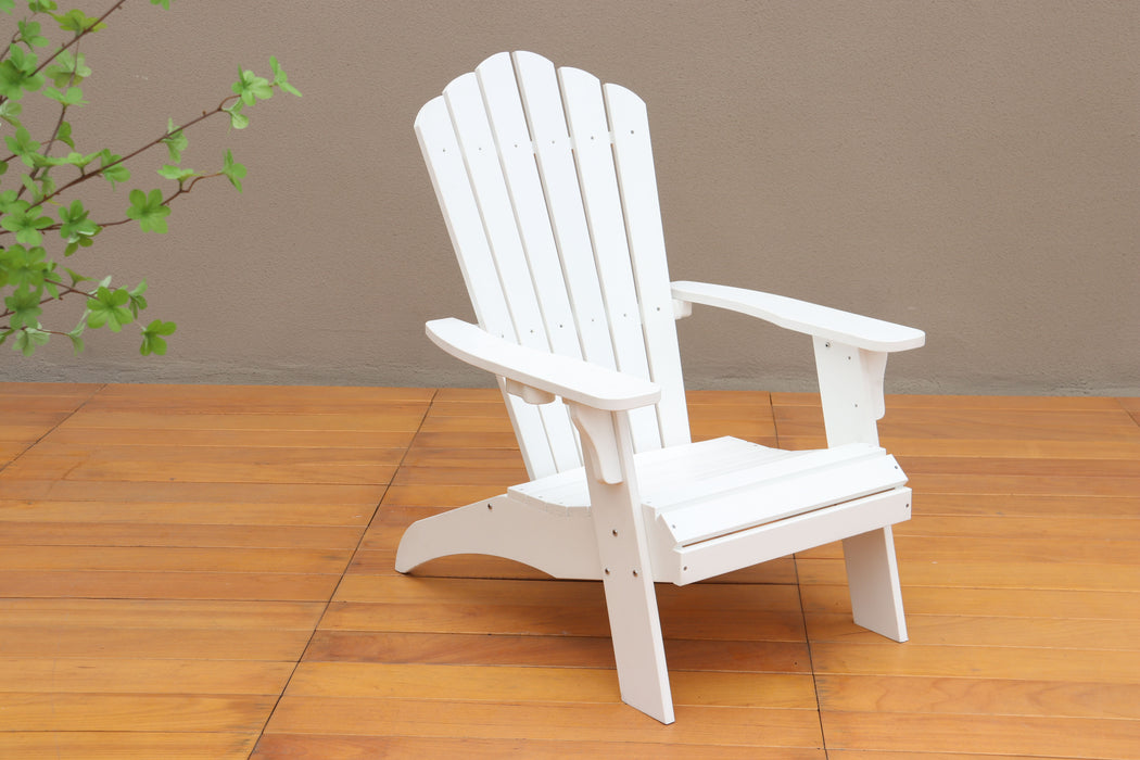 Polystyrene Adirondack Chair White