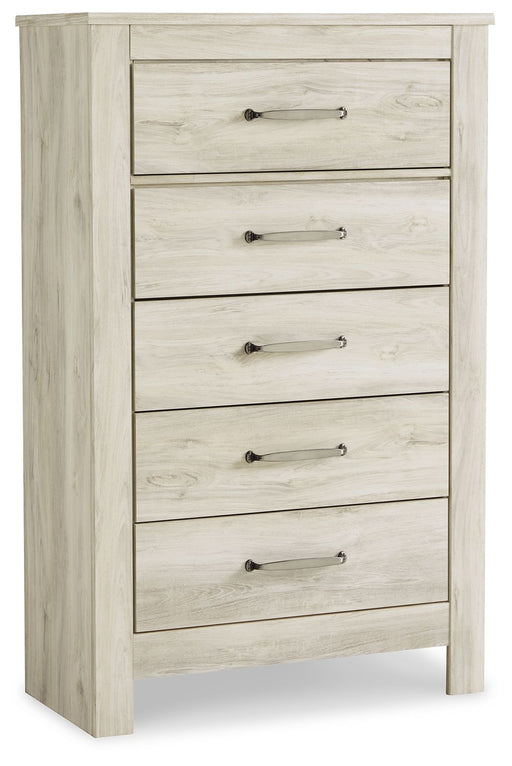 Bellaby - Whitewash - Five Drawer Chest Unique Piece Furniture