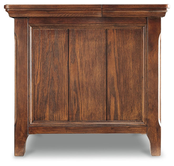 Woodboro - Dark Brown - Media End Table Unique Piece Furniture