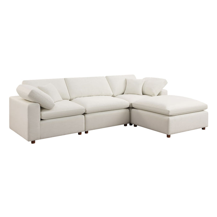 Modern Modular Sectional Sofa Set Self - Customization Design Sofa, White