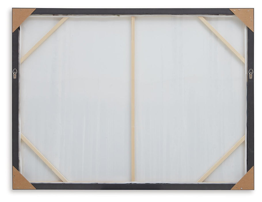 Baabell - Wall Art - Blue / White