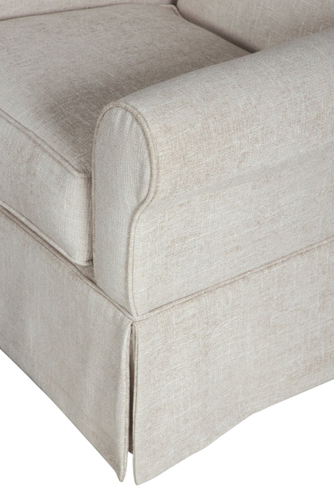 Searcy - Quartz - Swivel Glider Accent Chair Unique Piece Furniture