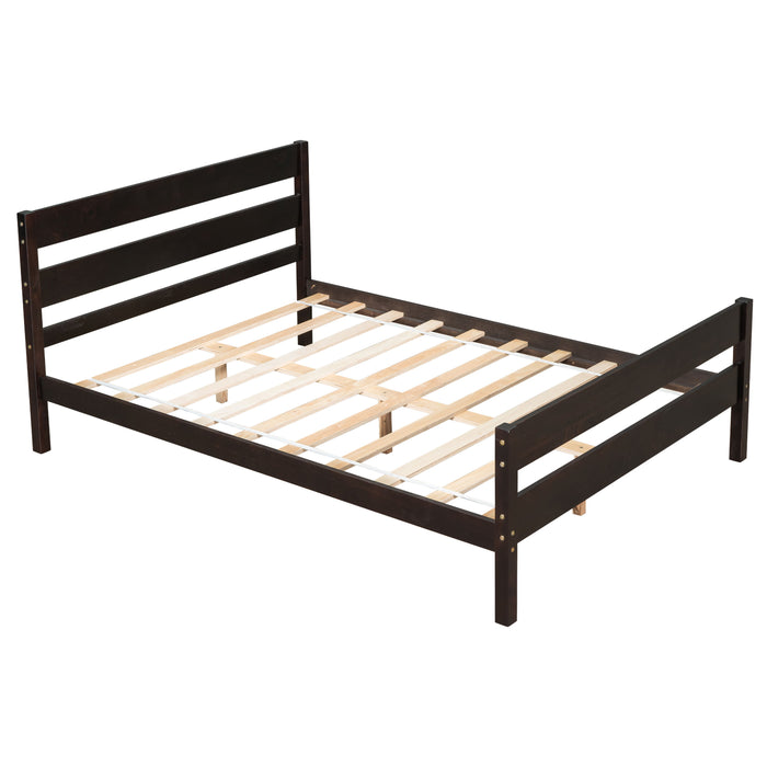 Full Bed With Headboard And Footboard - Espresso
