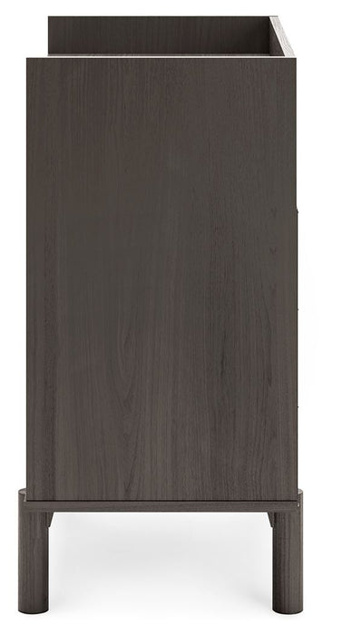 Brymont - Dark Gray - Turntable Accent Console Unique Piece Furniture